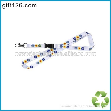 Custom Low Minimum heat tranfer printing lanyards